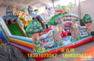 天蕊游樂較新款充氣城堡充氣滑梯等游樂設備廠家直銷