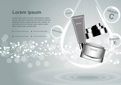 奢華與誘惑的交織 紅黑背景下的女性香水玻璃瓶廣告設(shè)計(jì)